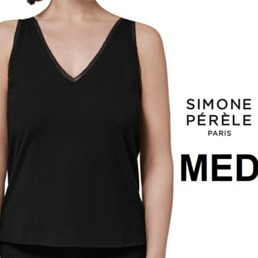 Simone Perele Black Tank Top